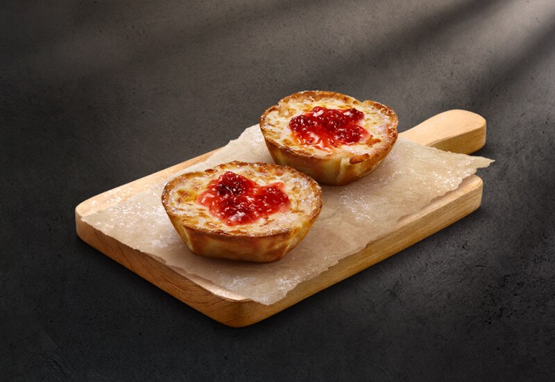 Strawberry Cheese Tarts