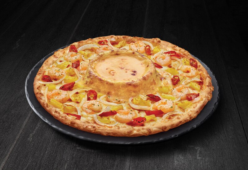 Cheese Volcano Tropical Sambal Prawn