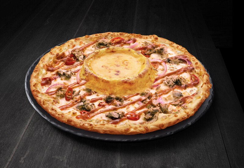 Cheese Volcano Flaming Tuna