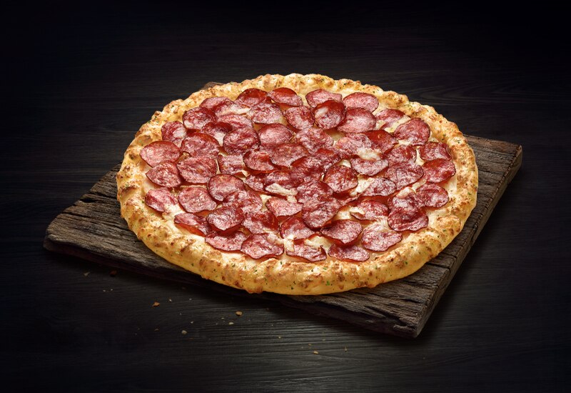 Beef Pepperonironi Domino's Pizza