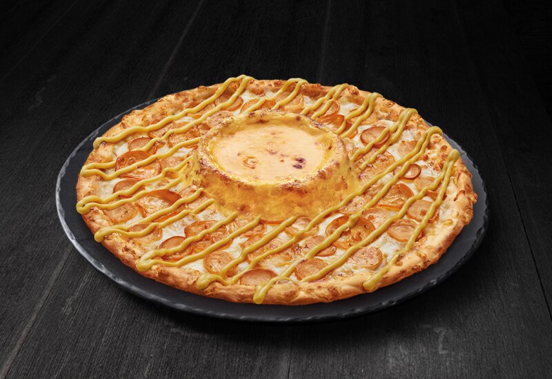 Cheese Volcano Chicken Feast Pepperoni