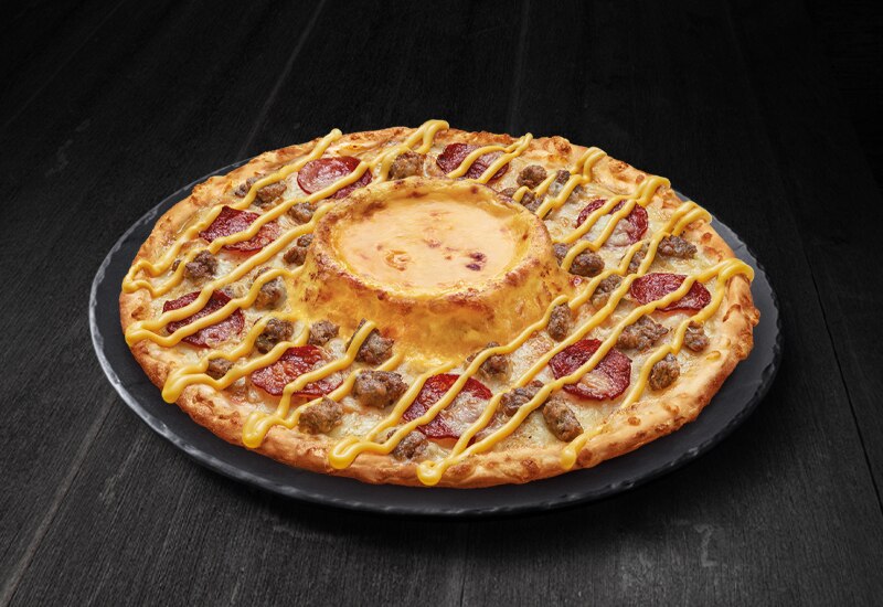 Cheese Volcano Beef Feast Pepperoni