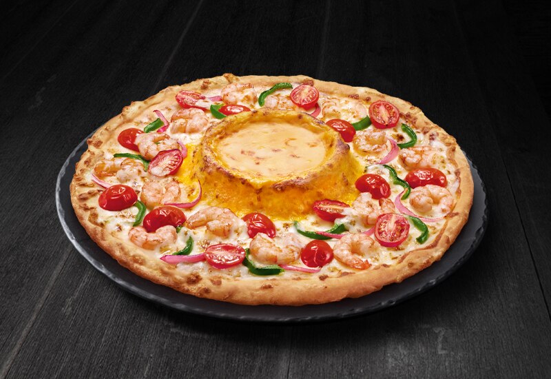 Cheese Volcano Prawn Sensation