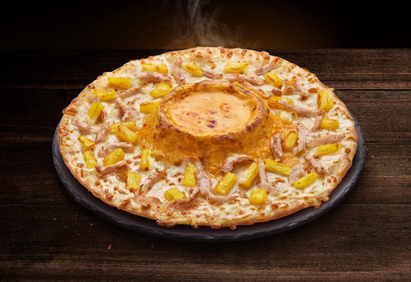 Cheese Volcano Aloha Chicken