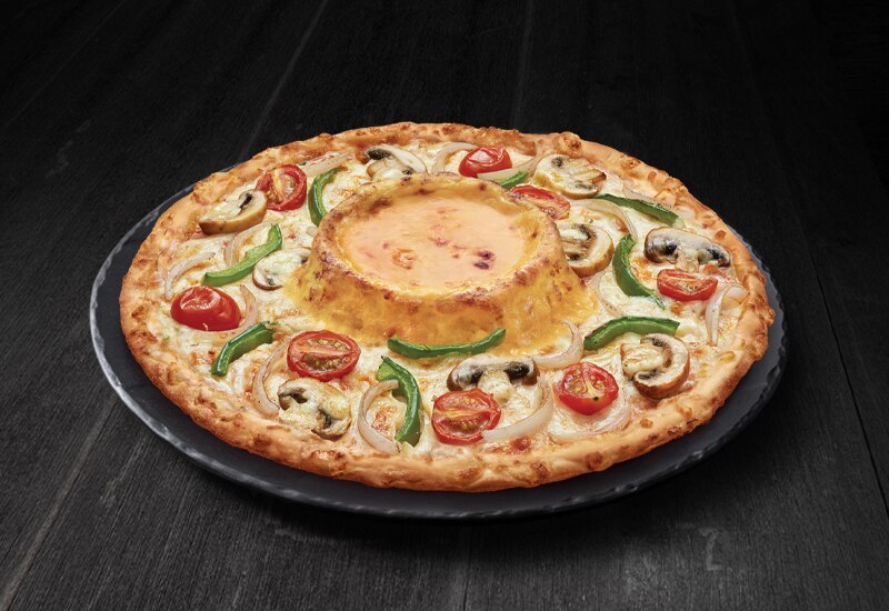 Cheese Volcano Vegie Galore