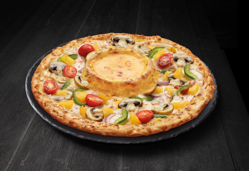 Cheese Volcano Vegie Galore