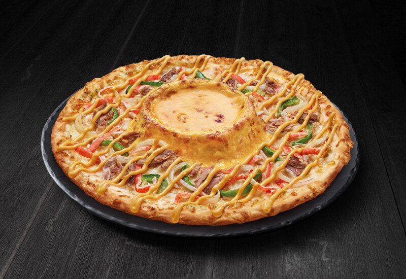 Cheese Volcano Seafood Delight