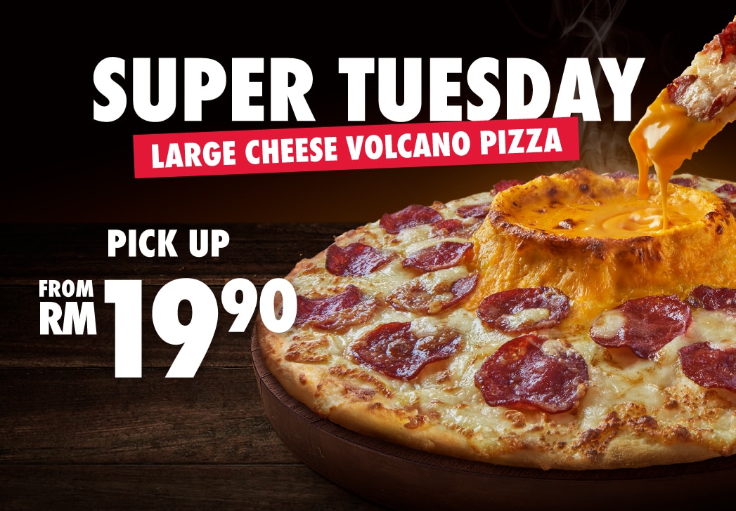 Volcano Pizza from RM19.90