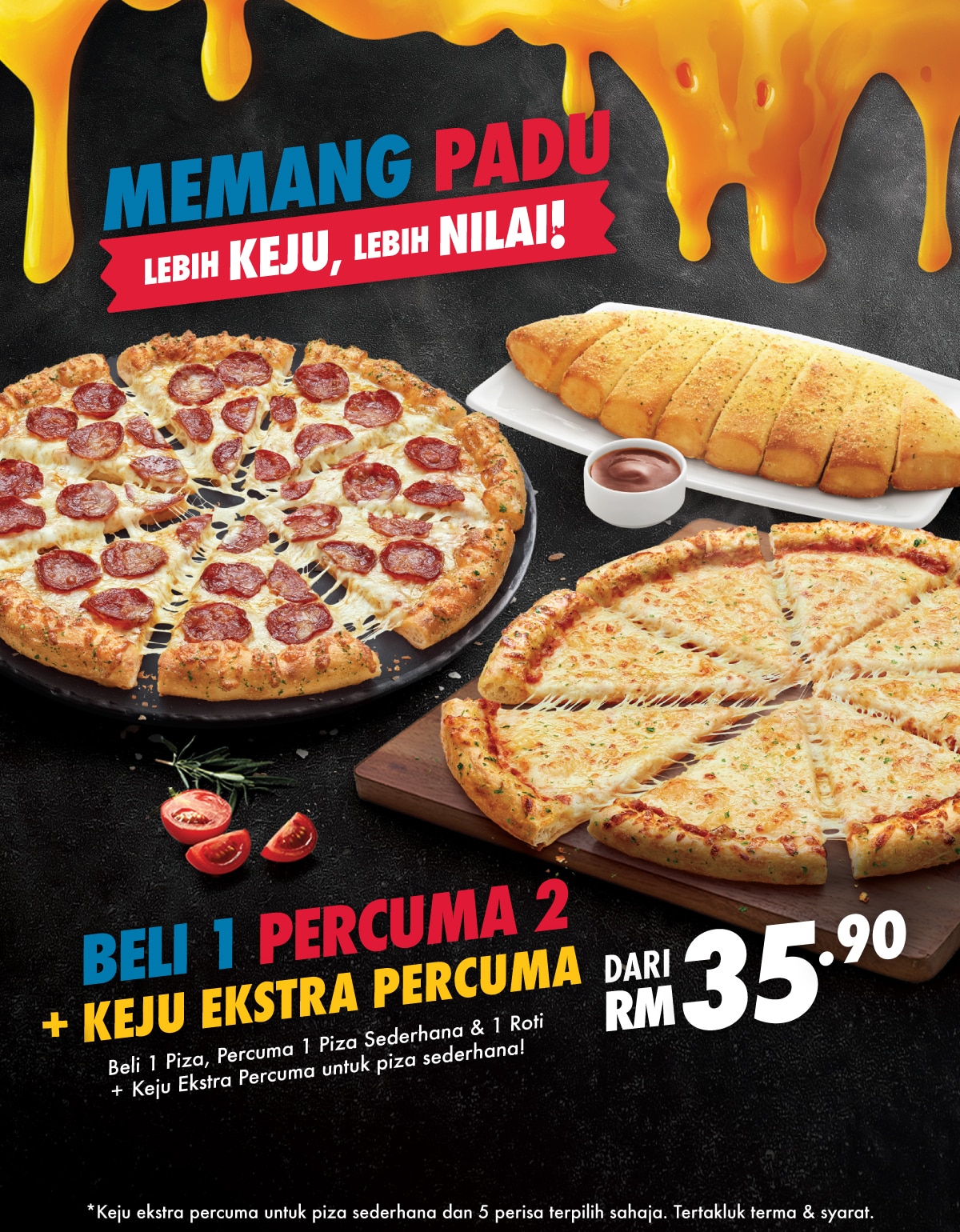 Super Onz II - Buy 1 Free 2 with FREE Extra Cheese