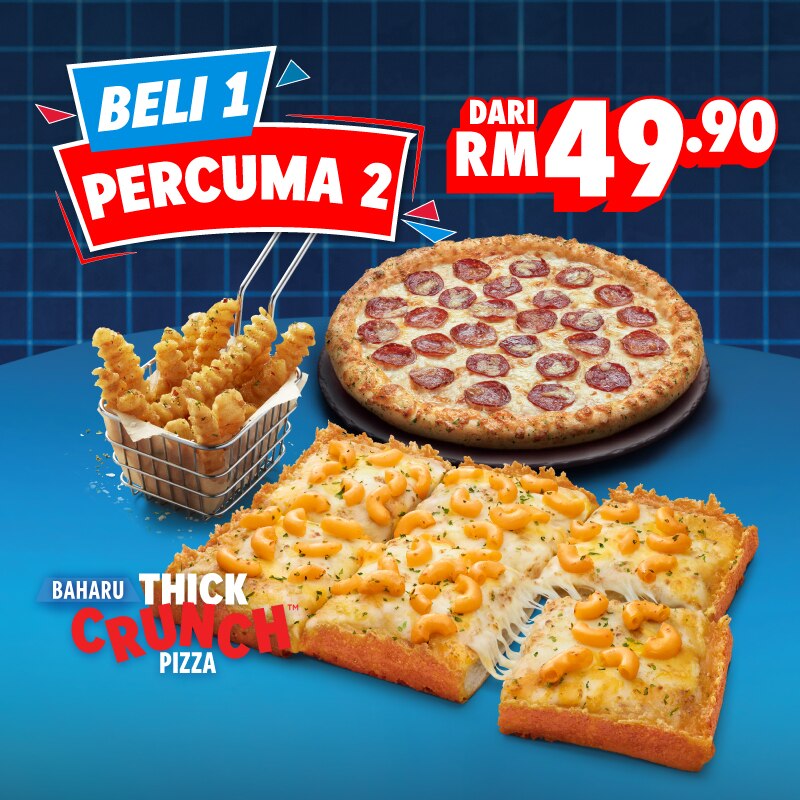 Thick Crunch Beli 1 Percuma 2 dari RM49.90