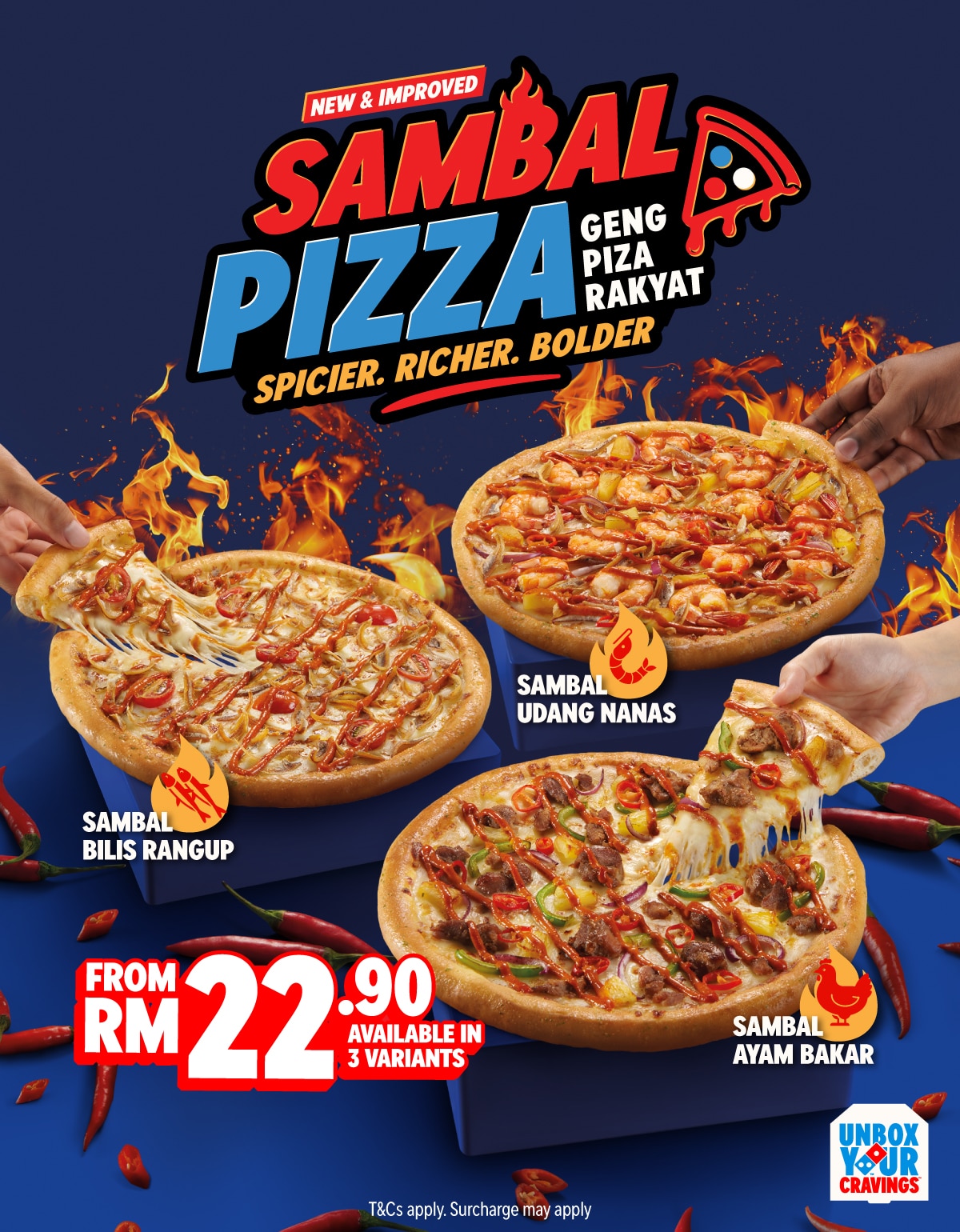 Sambal Pizza - RM22.90