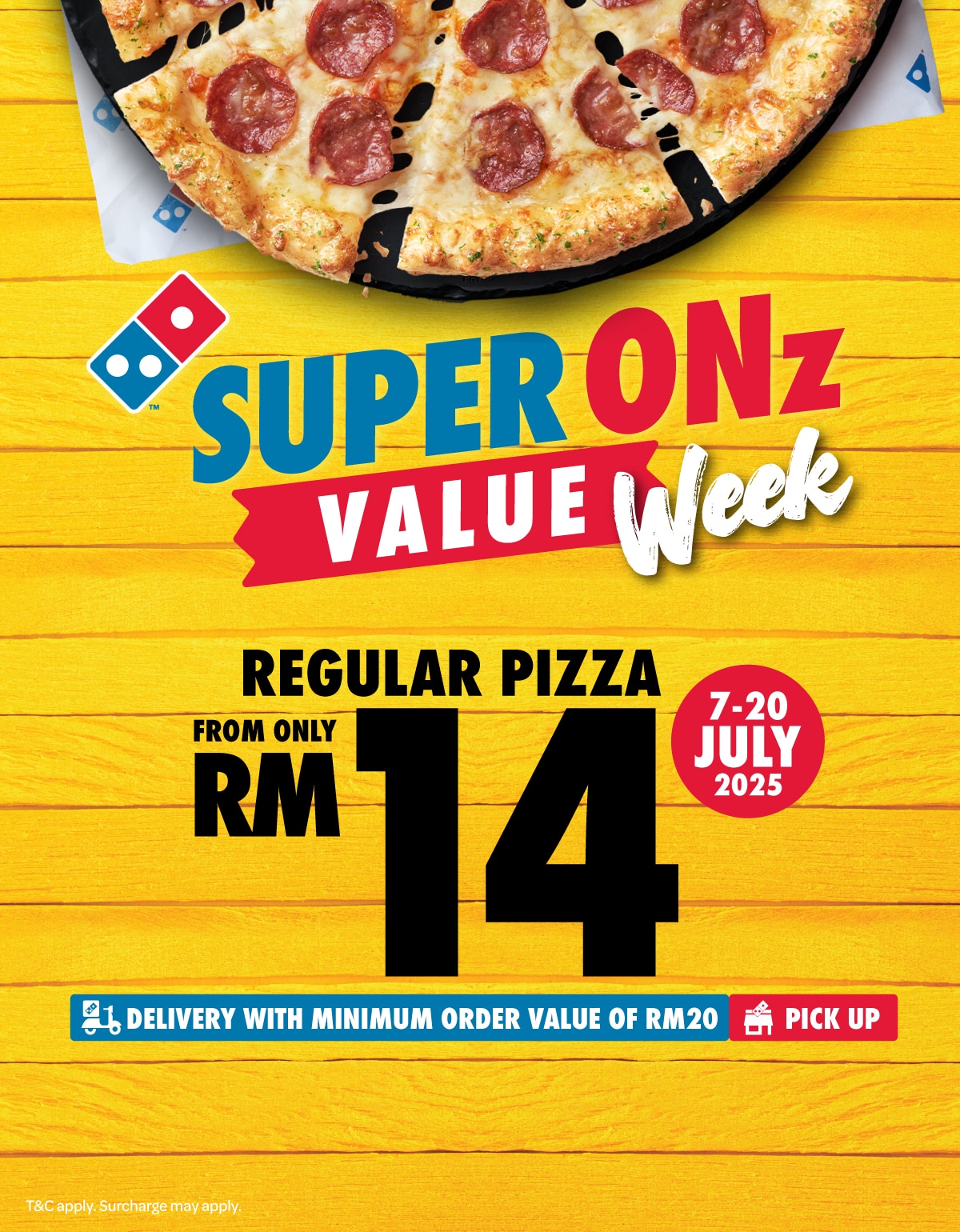 Super Onz Week - 1 Regular For RM14