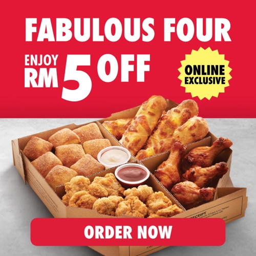 RM5 OFF Fabulous Four
