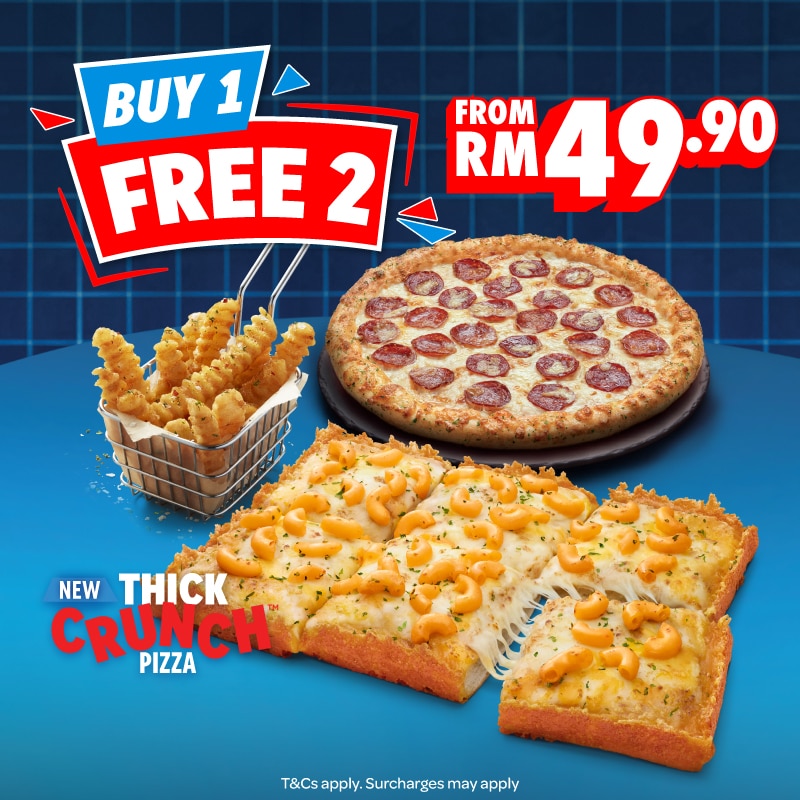Thick Crunch Buy 1 Free 2 from RM49.90