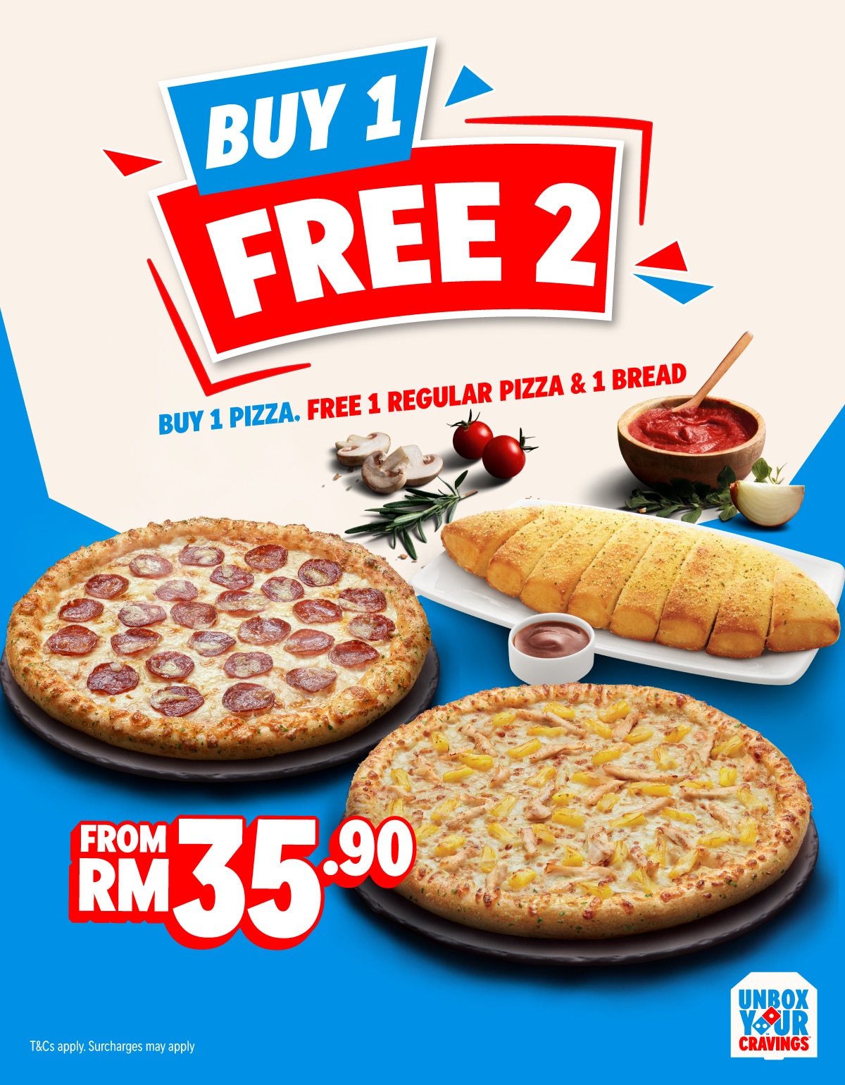Buy 1 Free 2 from RM35.90