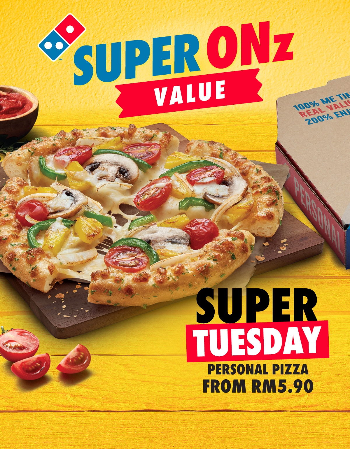 Super Tuesday - Personal Pizza RM5.90