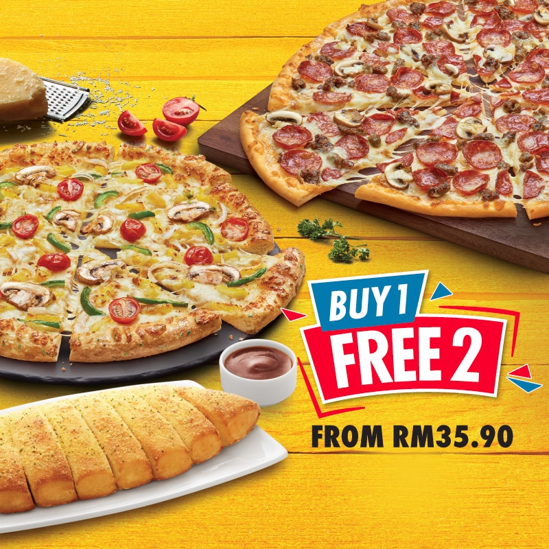Buy 1 Free 2 with Bread side